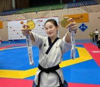 Sang proves talent in virtual taekwondo