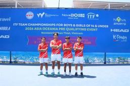 Việt Nam competes for world tennis slots for U14 players