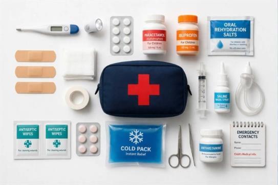 Essential items for your childs home medical kit