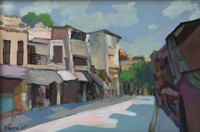 Artist captures Hà Nộis summer in vivid hues