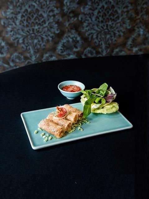 Lobster spring rolls at Vietnam House Restaurant