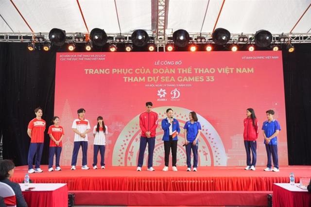 Việt Nams SEA Games uniform unveiled 