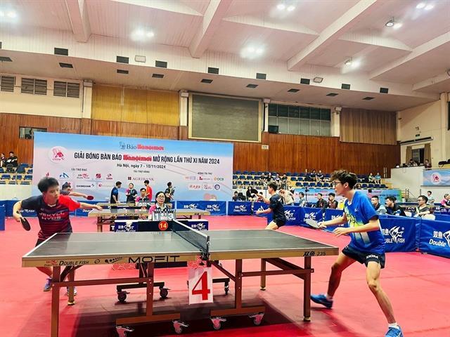 Hà Nội serves up national table tennis excitement