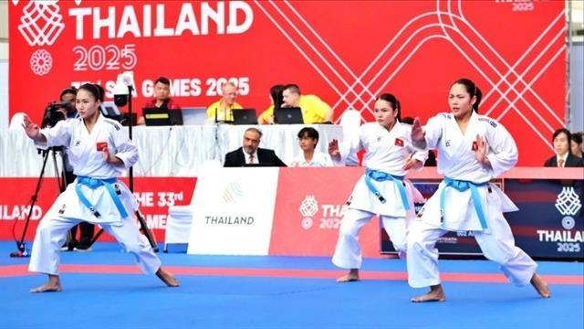 Việt Nam win golds in martial artists and gymnastiics on SEA Games day 2