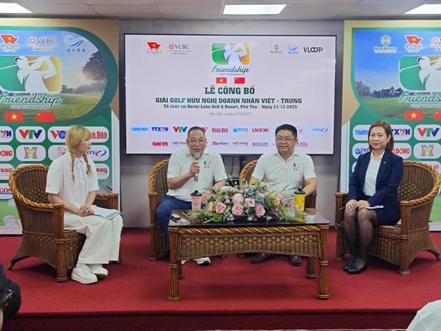 Vietnamese, Chinese golfers to tee off for stronger business ties

