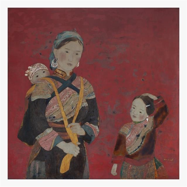 Veteran artist debuts lacquer paintings in Hà Nội