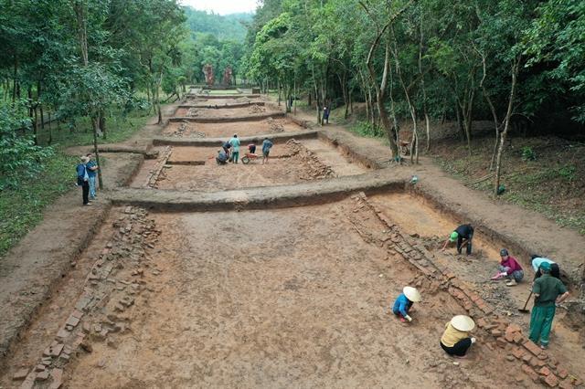 Sacred road exposes main spiritual entrance to Mỹ Sơn Sanctuary: archaeologists
