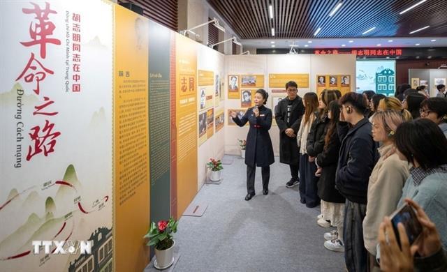 President Hồ Chí Minhs revolutionary career exhibition opens in Chongqing

