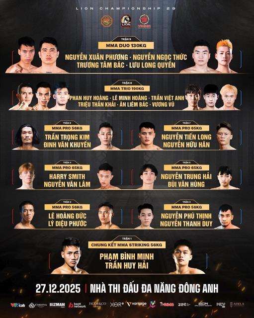 Year-end LION Championship 29 promise aggressive fights and revenge