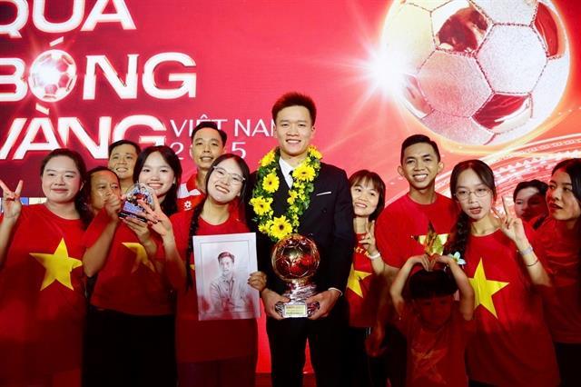 With third Golden Ball, Hoàng Đức solidifies legacy in Vietnamese football