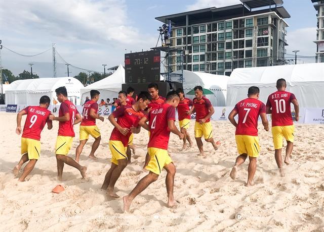 Việt Nam face tough rivals at Asian Beach Football Championship
