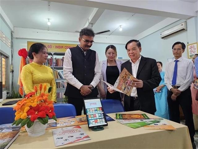 India corner opens at Bến Tre library, one of 20 in southern Vietnam
