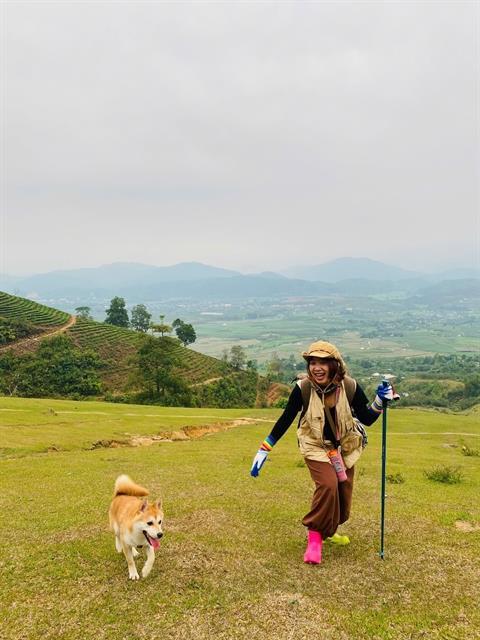A special companion: the dog who climbs mountains