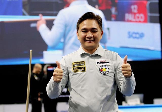 Lực pockets three-cushion carom World Cup title