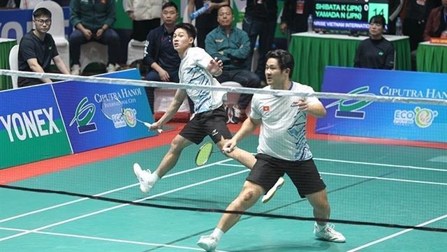 Hoàng, Mạnh win Việt Nams first ever Vietnam International Challenge mens doubles title