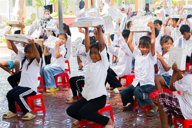 University student project raises money for gifts, awareness for poor Khmer children