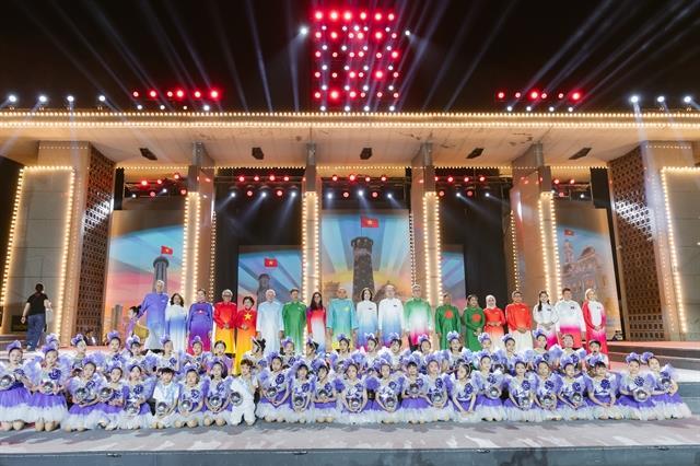 Designer launches special áo dài collection to celebrate 50 years of Southern Liberation and National Reunification