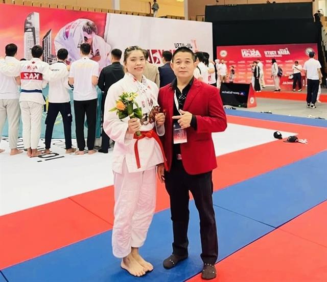 Vượng earns place to compete at World Games jujitsu

