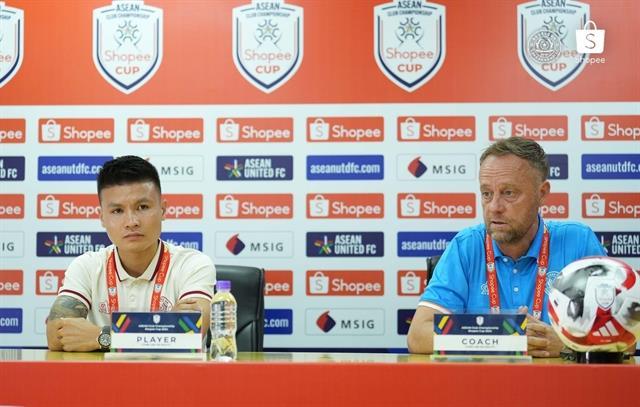 Hà Nội Police hoping to repeat win over Buriram in Shopee Cup final

