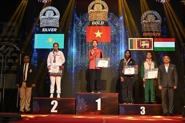 Việt Nam take two golds at Asian young boxing championships