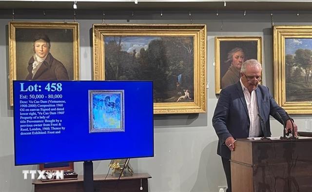 Vietnamese artists painting sold at 60,000 USD in London auction
