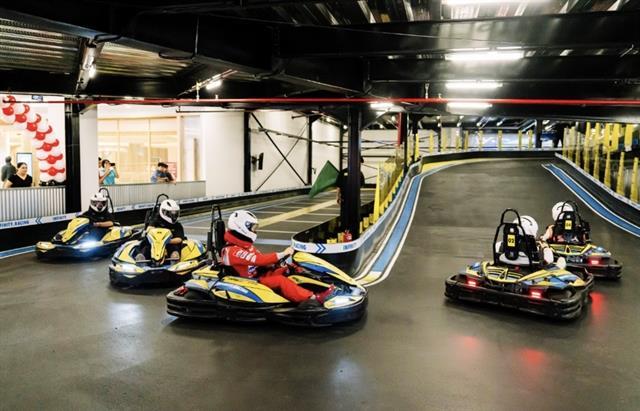 Ready to race: Việt Nams first indoor multi-level go-kart track officially opens in HCM City