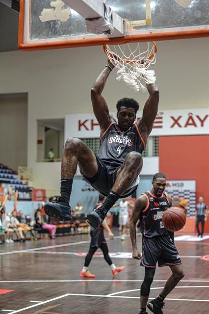 Dragons crush City Wings for third straight 100-point win