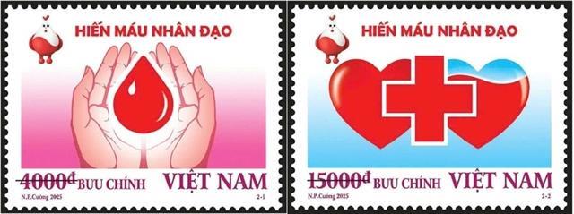 Việt Nam issues stamps to encourage blood donation

