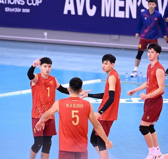 Việt Nam beat New Zealand to reach quarter-finals of AVC Nations Cup