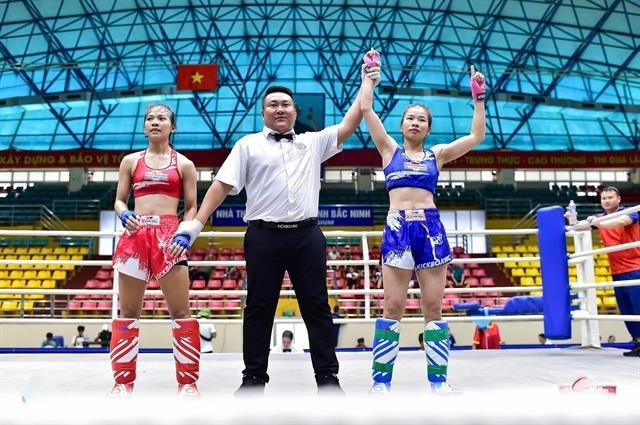 Hà Nội prove power in national kickboxing championships

