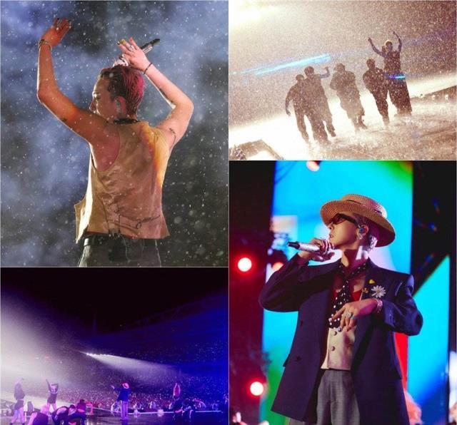 K-pop sensation performs mega hits in the pouring rain in Hà Nội