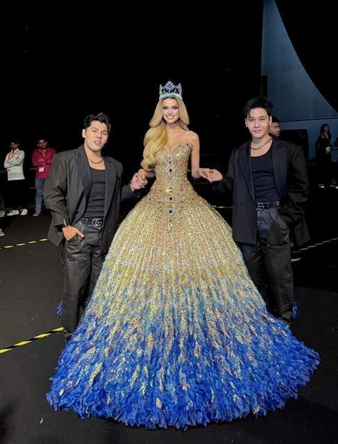  Vietnamese makeup artist, hairstylist help queen shine at Miss World 

