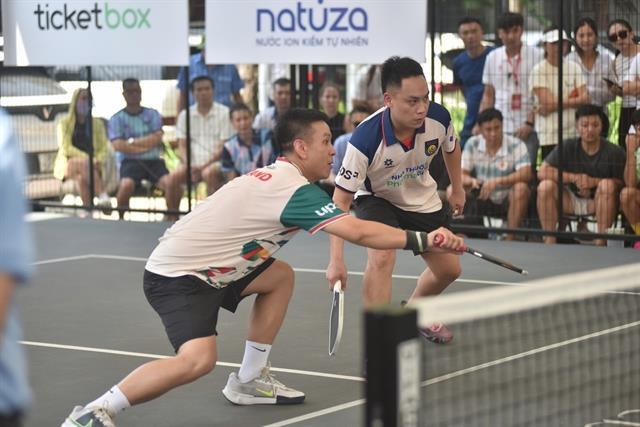 Police Pickleball Tournament underway, first champions found

