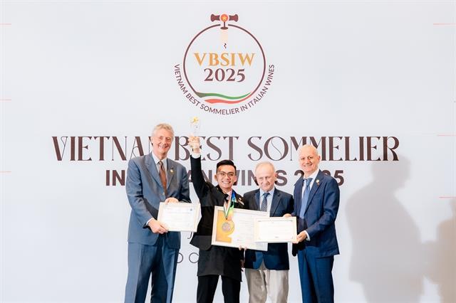 Việt Nam crowns first national champion in Italian wine sommelier competition