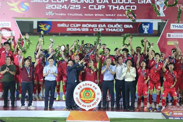 Hà Nội Police target seasonal wins after Super National Cup victory
