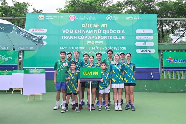 Serving ambition as Việt Nams tennis stars rally for glory