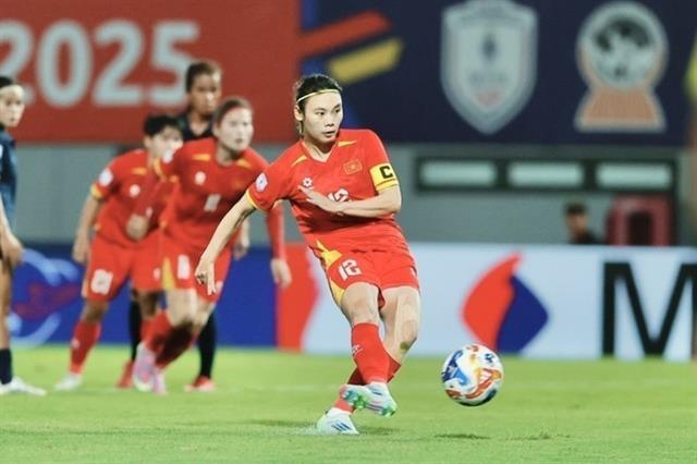 Việt Nam crush Cambodia 6-0 in opener of 2025 ASEAN Womens Championship