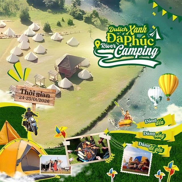 Green tourism – River camping boosts rural tourism development in Hà Nội