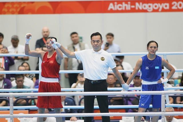 After historic victory, Vietnamese boxer goes for gold at Asian Games