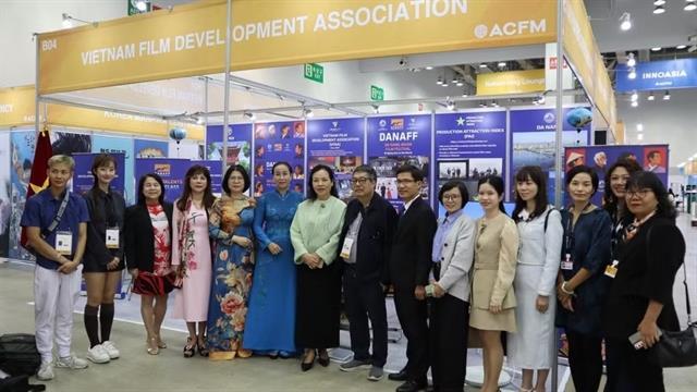 Việt Nam Film Pavilion opens at Busan film market to boost international cooperation
