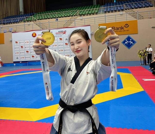 Sang proves talent in virtual taekwondo