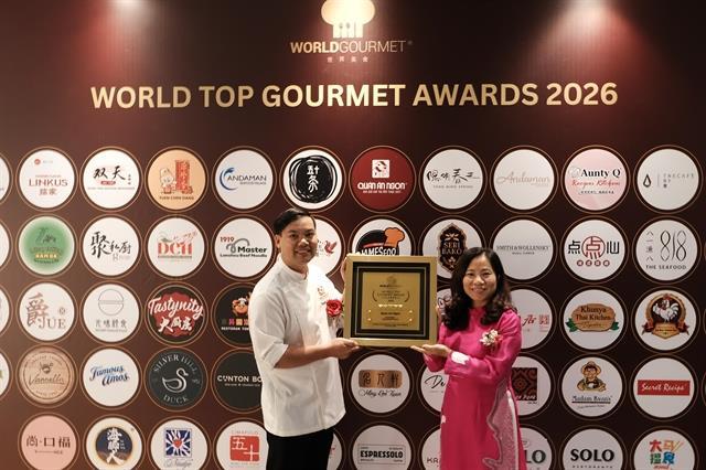 Quán Ăn Ngon Restaurant receives two top awards at World Top Gourmet Awards 2026 in Malaysia