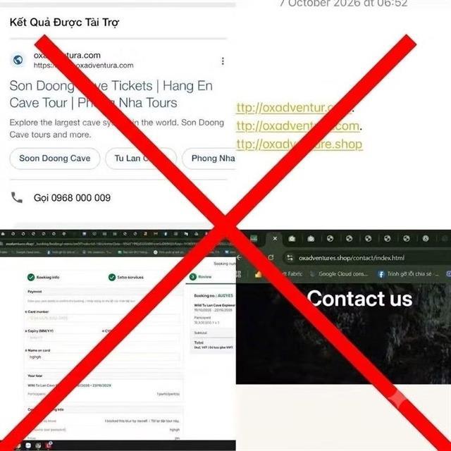 Sơn Đoòng Cave tour operator warns of fake booking websites