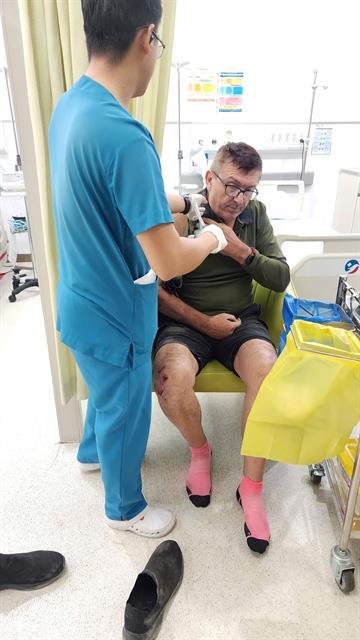 My terrifying experience as a foreigner in a motorbike crash