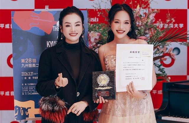 Vietnamese singer hits the right note in Japan competition