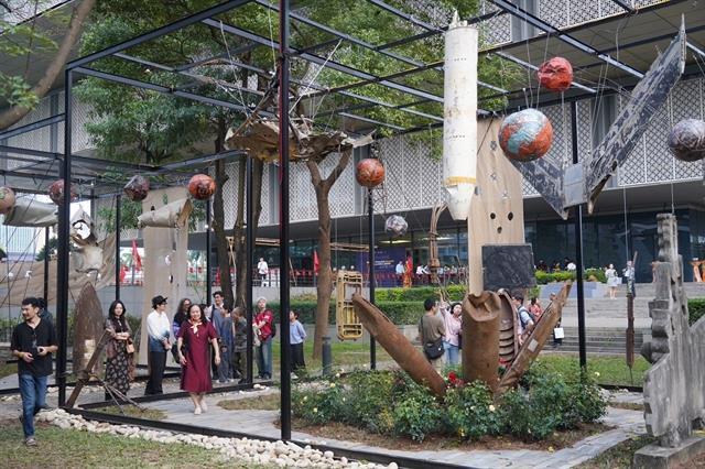 Contemporary installation art opens space to reflect past and cherish future