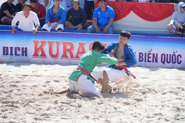 Over 200 athletes compete at national beach Kurash championship 

