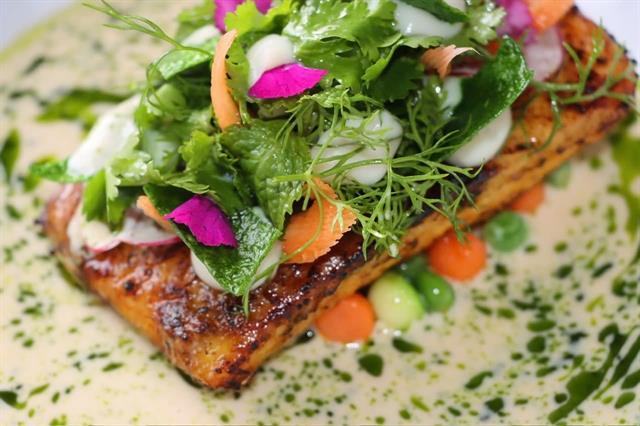 Grilled Sapa Sturgeon makes a splash in fine dining