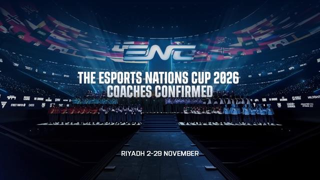 Esports Nations Cup 2026 announces 700 game coaches
 