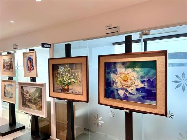 Watercolour paintings bring calm to Hà Nội healthcare space

